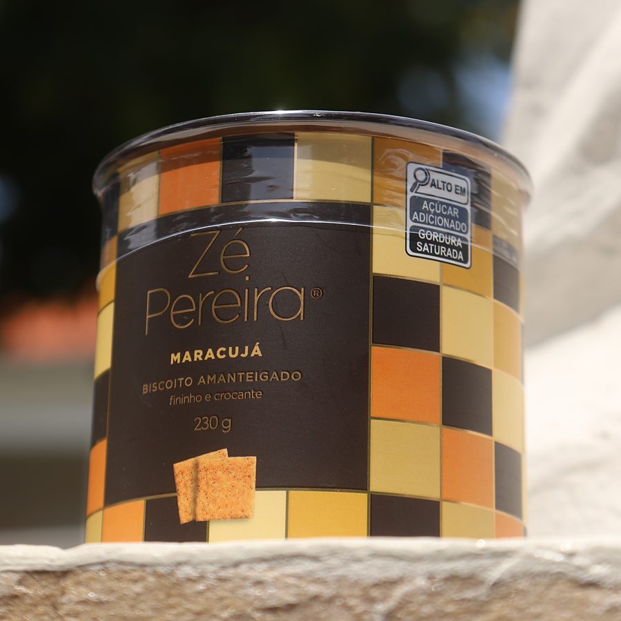 Lata de biscoito amanteigado Zé Pereira