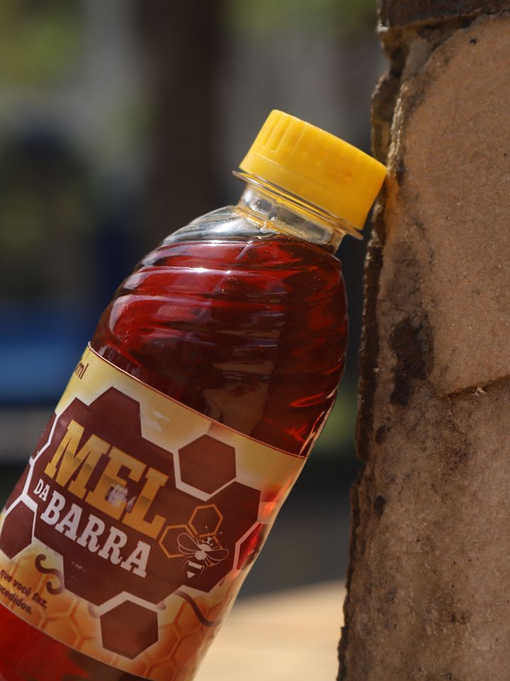 Garrafa de Mel da Barra em detalhe